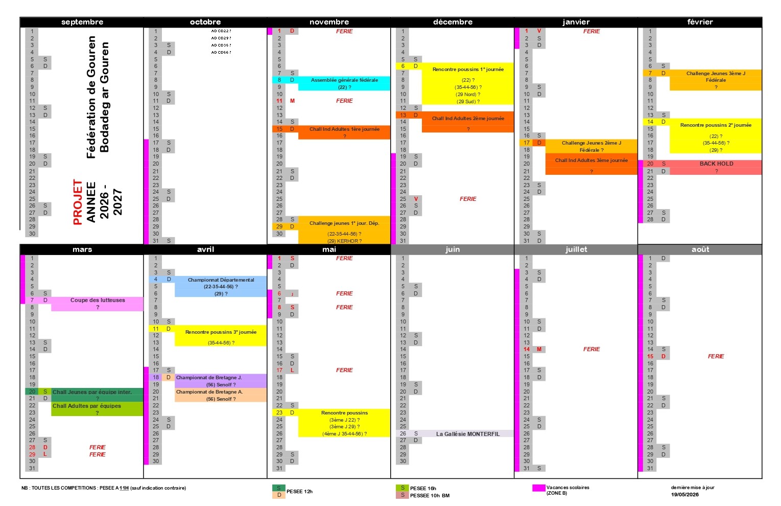 Projet calendrier 2026 2027 MàJ 18 05 26