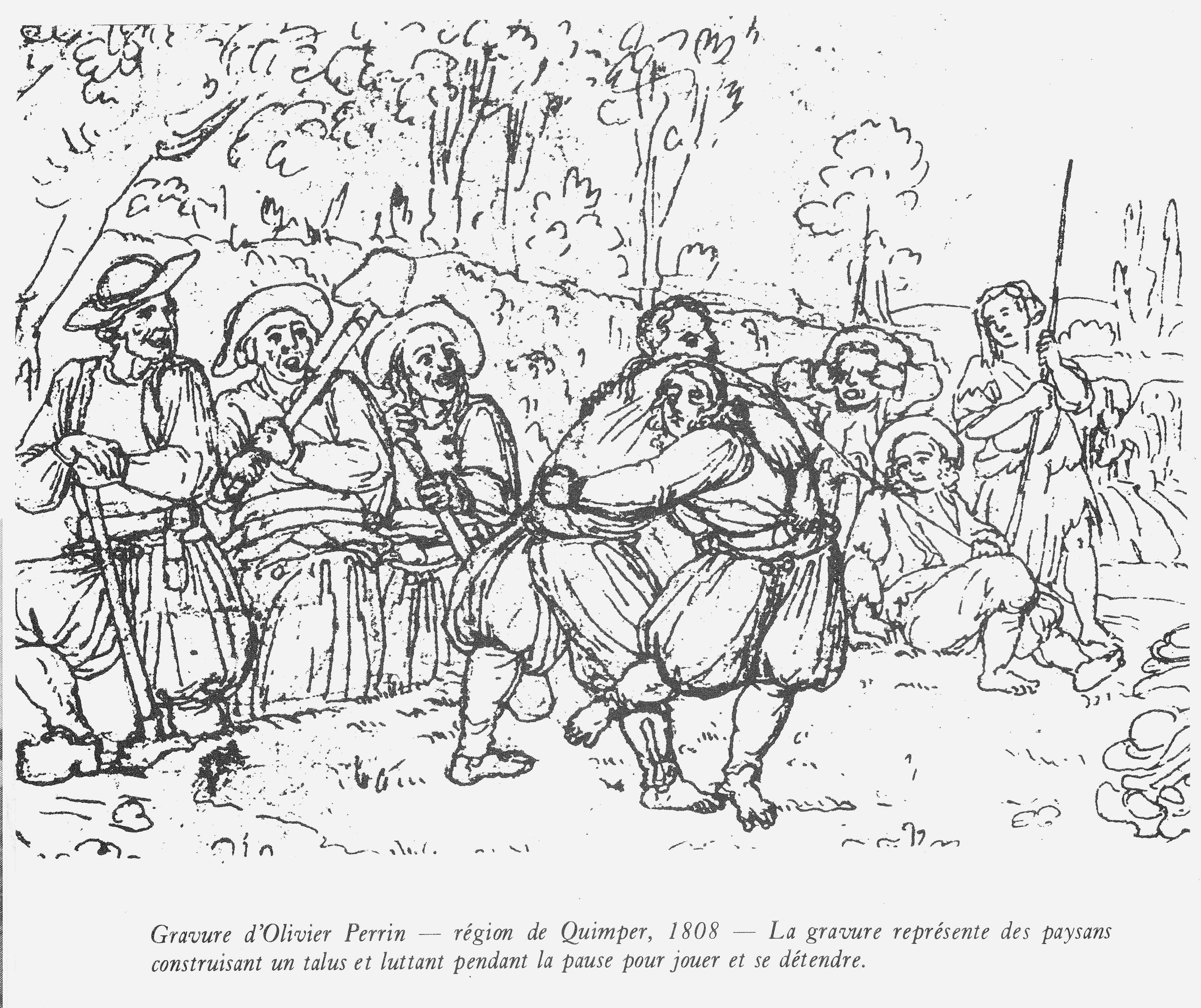O. Perrin et les paysans cantonniers - 1808